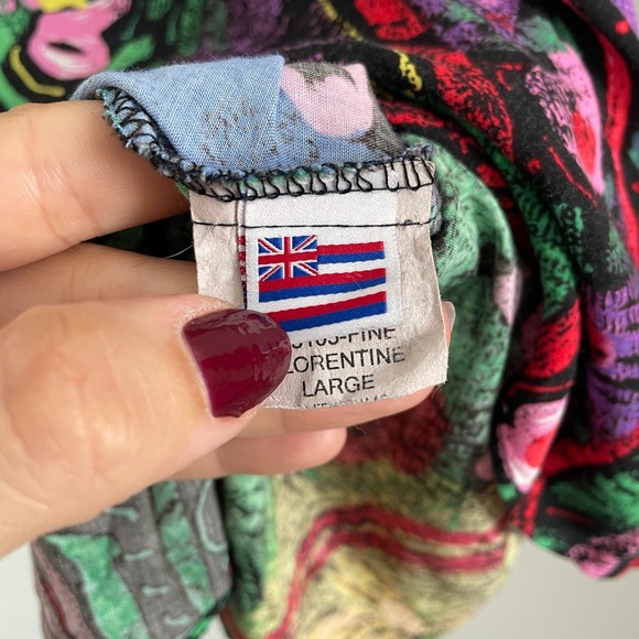 Jams World Dress Women L Florentine Sleeveless Floral Vintage Pullover Shift - Picture 4 of 9